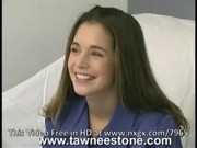 Sweet Petite Twanee Stone posing on camera