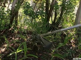 Vanessa Blue Fucks Her Landscaper
