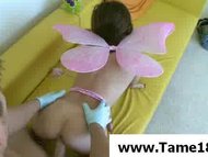 Fetish scene with a teen girl getting fucked