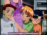 Cute schoolgirl dominated by young boys