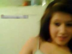 Brunette Teen Is On Her Home Webcam Doing A Live Chat And Posing