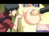 Bondage hentai schoolgirl with a muzzle in public sex