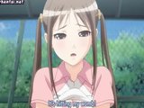 Two naughty anime babes lick a dick
