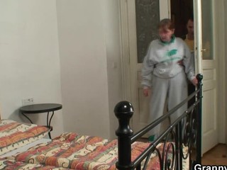 Granny takes it from behind