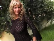 Amazingly Busty Blond In The Forest