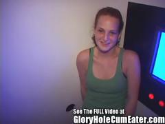 Spring Break Slut Takes Strangers Gloryhole Creampies