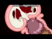 Redhead asian gets a creampie cumshot