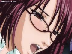 Redhead Hentai With Big Boobs Eats Cock And Sits On It For A Ride