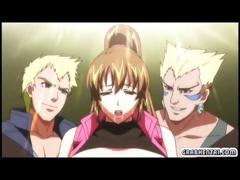 Huge Boobs Hentai Double Penetration And Cumshot