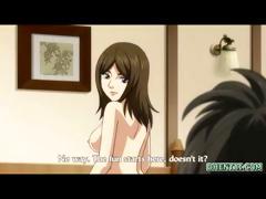 Busty Japanese Hentai Hot Riding Her Boss Cock