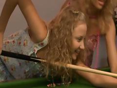 Lesbo Revenge On The Billiards