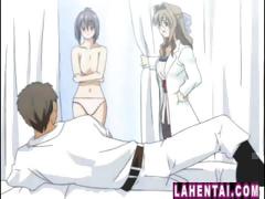 Two Sexy Hentai Tramps Do A Sick Patient On A Hospital Bed
