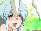 Shemale hentai cutie hard fucking and cumshoting