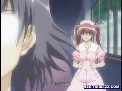 Hentai Nurse Gets Strapon Assfucked By Doctor