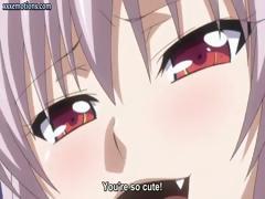 Anime Vampire Babe With Big Tits Is Getting Banged Hard On The Floor