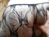 jerk off on pantyhose