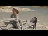 Sandy Mud Wrestling