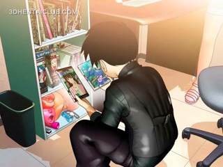3d hentai hentai sucks and tit fucks big penis