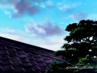 Excited anime coeds dreaming of hot sex at school