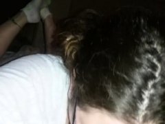Horny Brunette Gives A Great Pov Blowjob