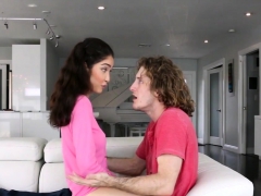 Flat Chested Teen Stretched