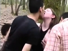 Gangbang In The Woods