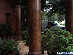 Lesbian Stepmom Scissoring Beautiful Teen