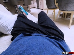 Asian Mature Stepmom Takes A Care About Her Stepson