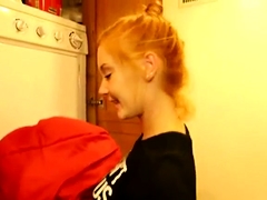 Hot Redhead Lavender Rayne Gives A Pov Blowjob