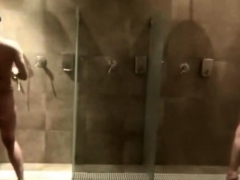 Gorgeous Milfs In A Public Shower Room