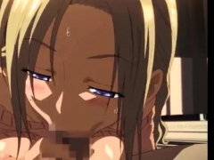 Fit Hentai Chick With Small Boobs Rides This Huge Hentai