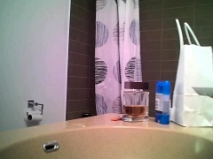 Argentinian Niece Naked In The Bathroom
