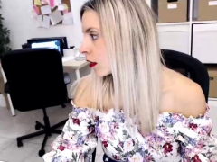 Blonde Milf With Big Boobs Fucking In The Office