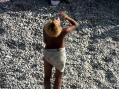 Awesome Outdoor Sex In A Public Beach With Sarah