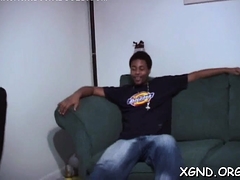 1st Time Faced With Shaking Darksome Penis Up Her Mouth