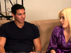 Cute Blonde Masseuse Tugs