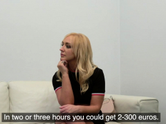Fake Agent Shy British Blonde Amber Deen