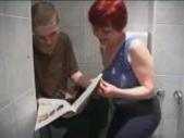 Mother seduced son in toilet