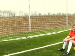 German Blond Teen Amateur Big Tit Dutch Football Player