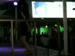 Teen Strips Naked In Club