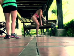 Asian Playgirl Let Her Chap See What She Has Between Legs