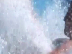 Tiny Tits And Ass Exposed On The Waterslide
