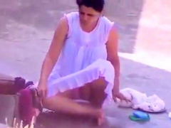 Beautiful Bangalore Girl In Pink Panty