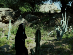 Stockinged Lesbian Nun Moans For Fingerbang