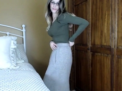 Breathtaking Amateur Brunette Teen Solo