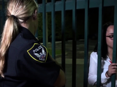 Parking Lot Chase Ends With Milf Cops