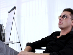 Office Mates Working Hard To Make Each Other Explode