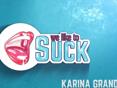 Karina Grand Sucking Cock And Messy Facial