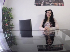 German Amateur Anal Casting In Office Hot Brunette Babe