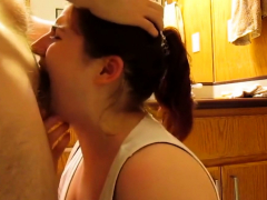 Submissive Girl Throat Fucked